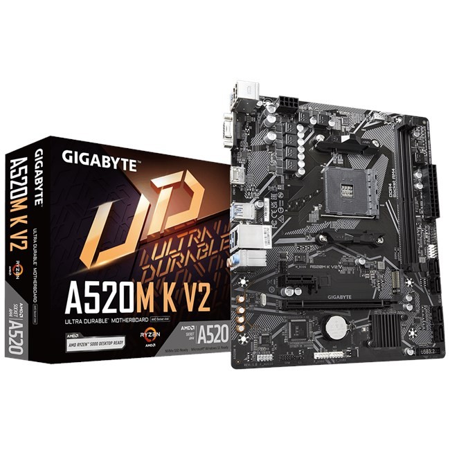 Gigabyte A520M K V2 D4 AM4 Vga Hdmi