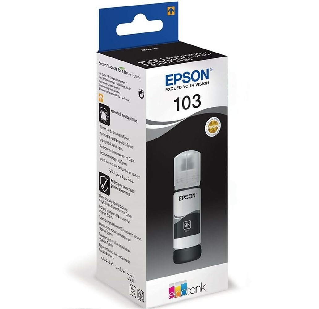 Epson 103 Siyah Şişe Kartuş (C13T00S14A)