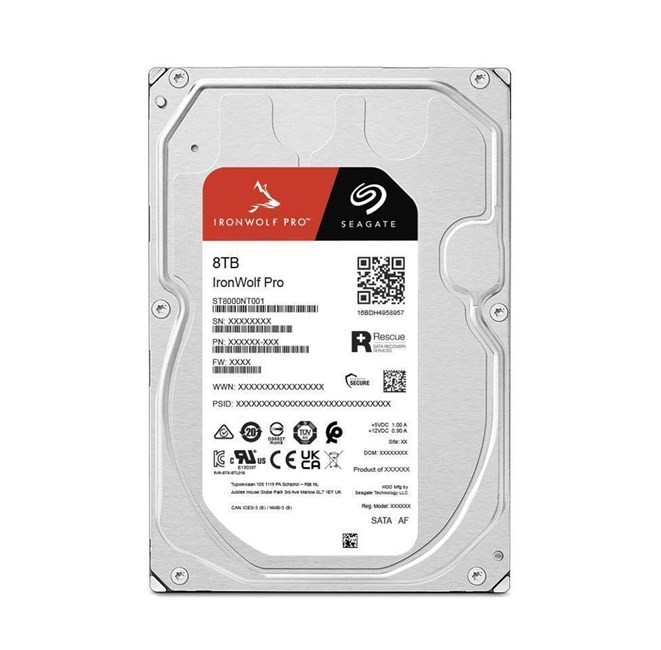 Seagate IronWolf Pro 6TB 7200Rpm 256MB ST6000NT001