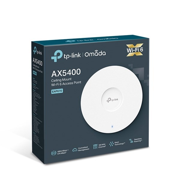 Tp-Link Omada EAP670 5400Mbps Tavan Access Point