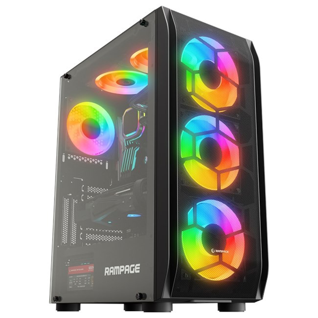 Everest Rampage Plaid V5(600W 80+Bronze) Mid Tower