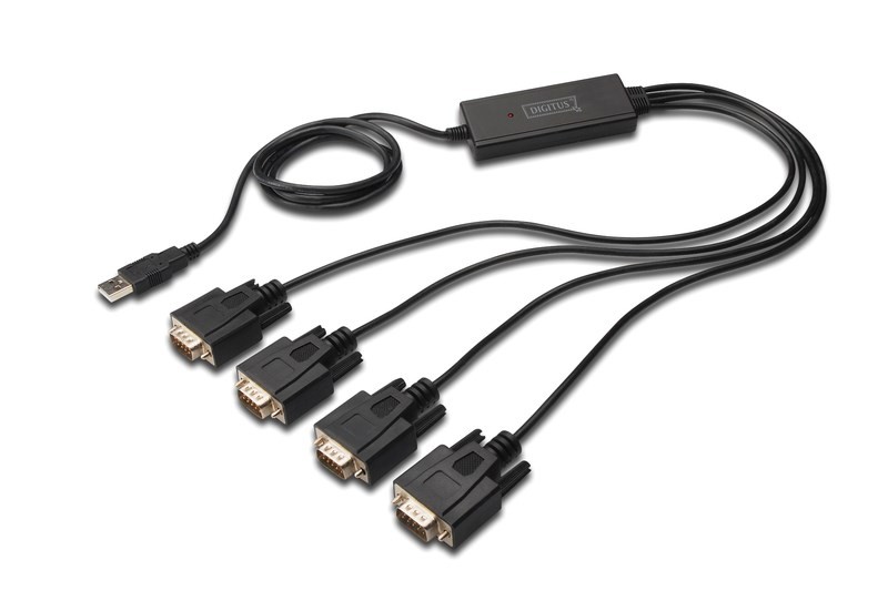 Digitus DA-70159 USB2.0- 4 x RS232 Çevirici (1.5m)