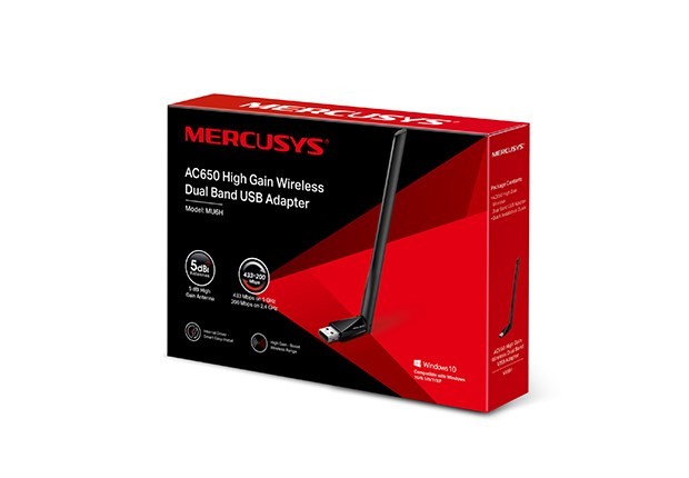 Tp-Link Mercusys MU6H  650 Mbps USB Adaptör