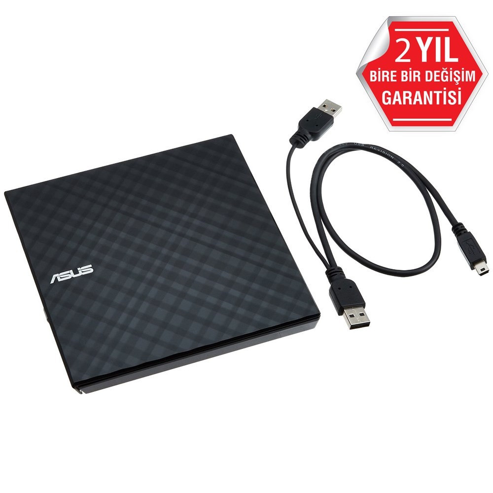 Asus Lite 8X SDRW-08D2S-U Siyah Usb2.0 Harici