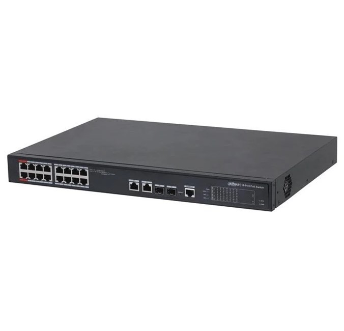 Dahua 16 Port 100Mbps PoE (PFS4218-16ET-240)