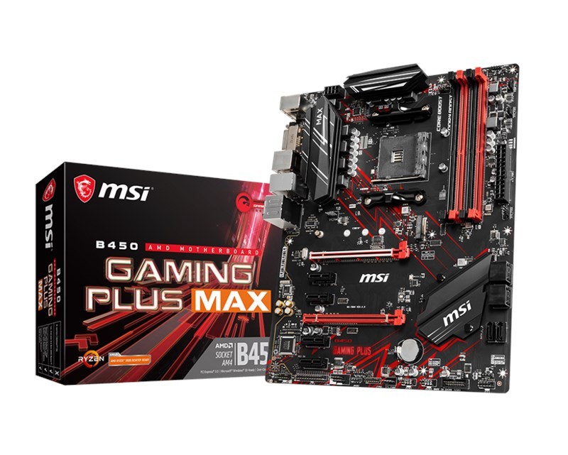 MSI B450 Gaming Plus Max AM4 Ryzen DDR4 Dvi-D Hdmi