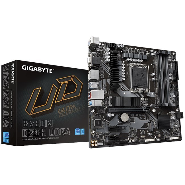 Gigabyte B760M DS3H D4 1700P Vga Hdmi Dp Type-C