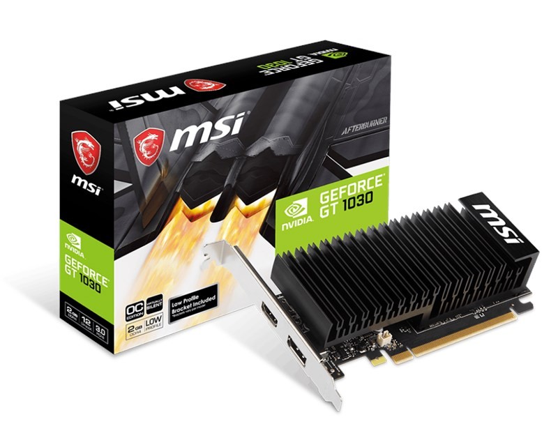 MSI GeForce GT 1030 2GHD4 LP 2GB OC GDDR4 64Bit