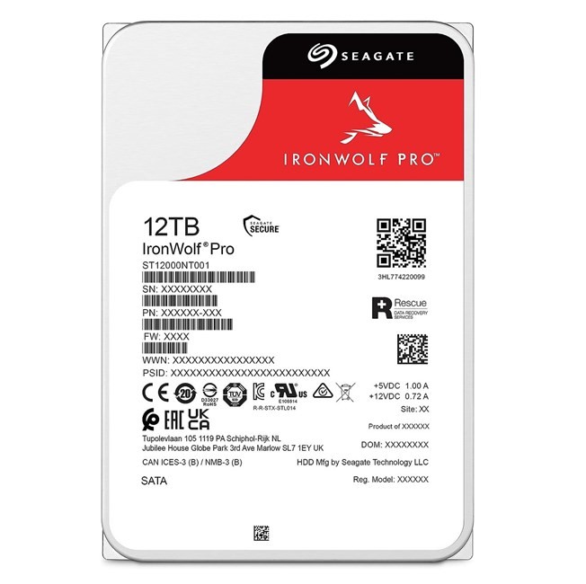 Seagate IronWolf Pro 10TB 7200Rpm -ST10000NT001