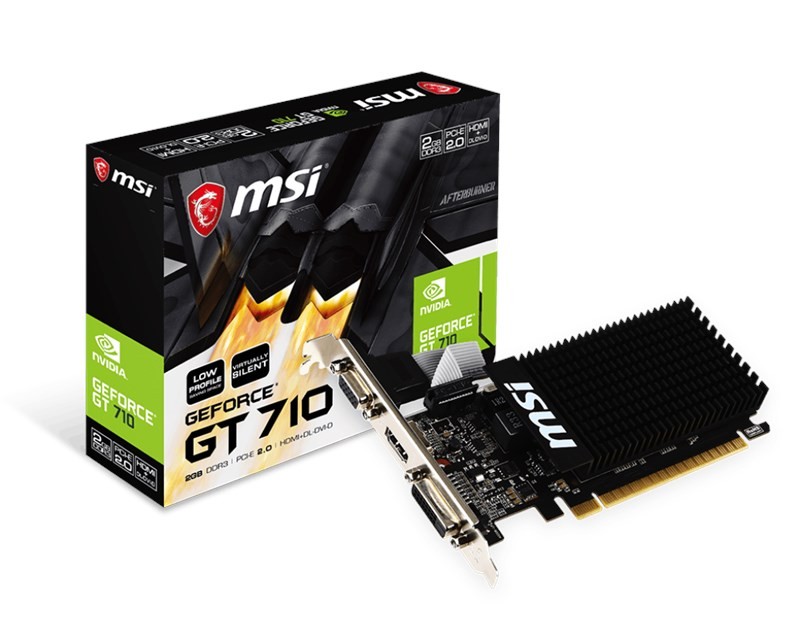 MSI GeForce GT 710 2GD3H 2G DDR3 64Bit Low Profile