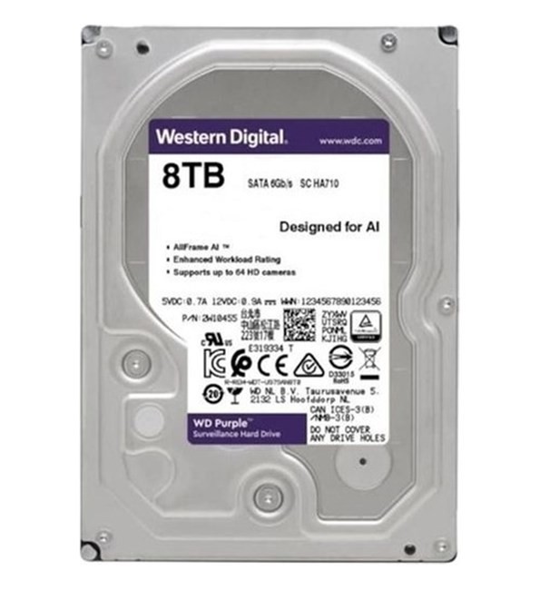 WD Purple 8TB 5640Rpm 128MB -WD84PURZ