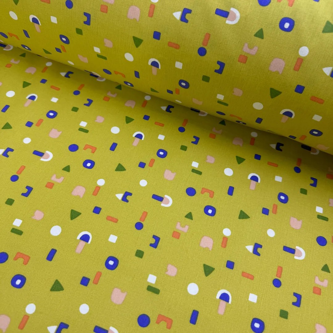 Oyuncak Bloklar Poplin Kumaş