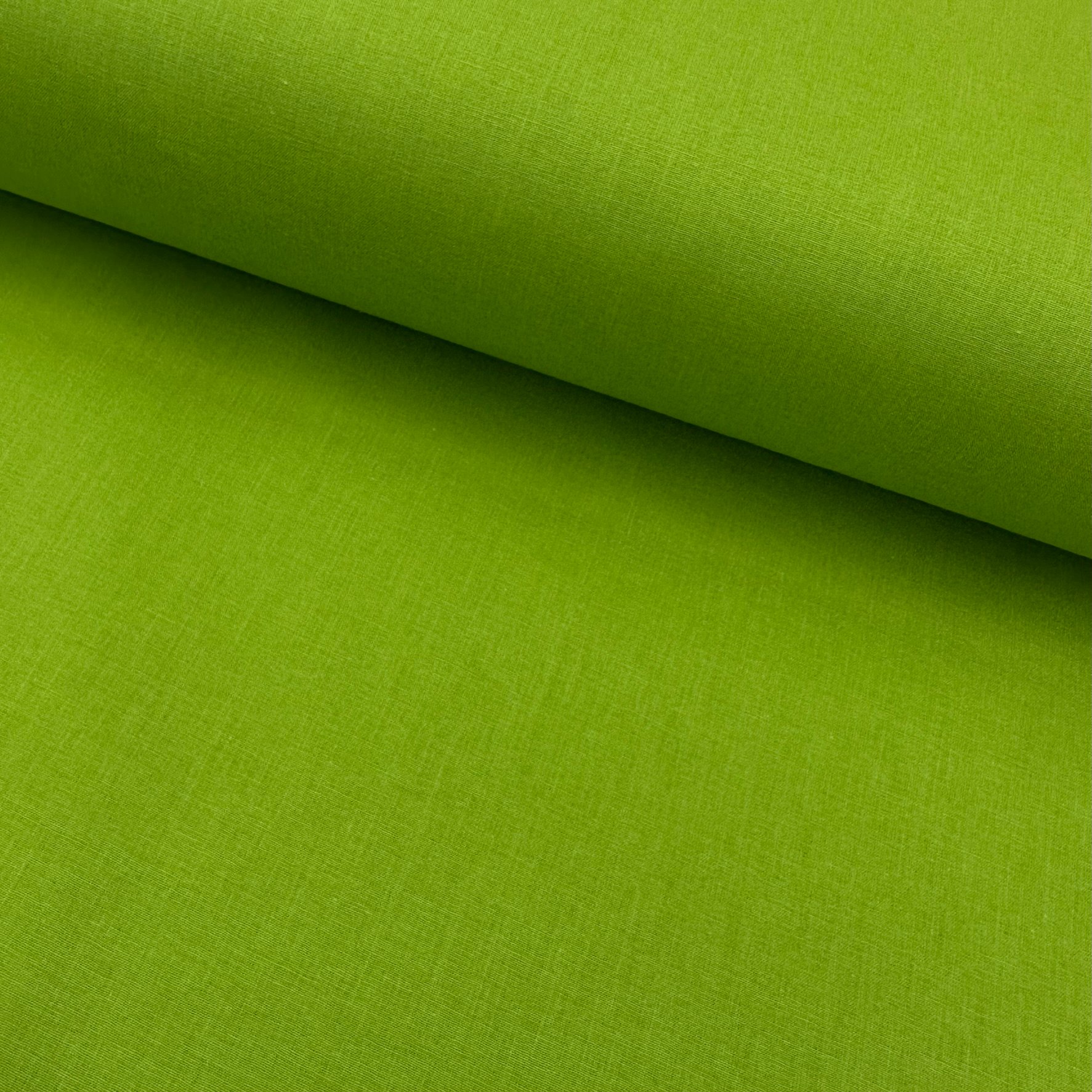 Faal Düz Renk Poplin Kumaş - Ceviz Yeşili