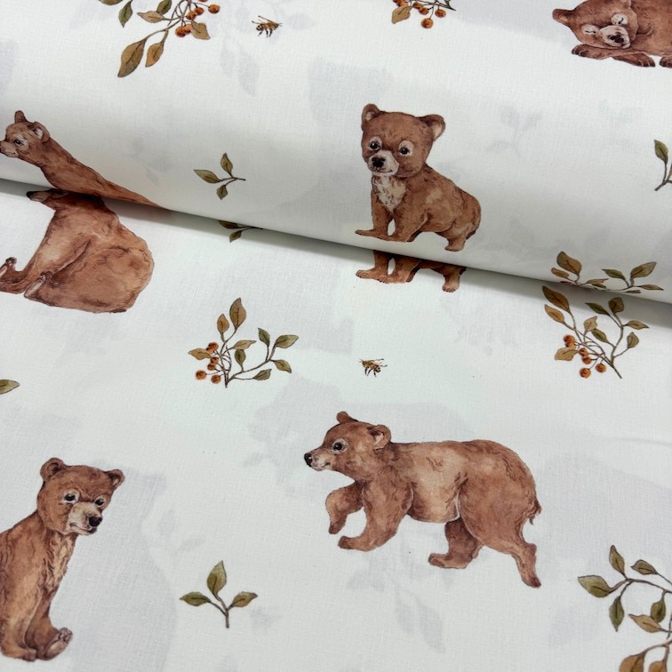 Bozayı Dijital Poplin Kumaş