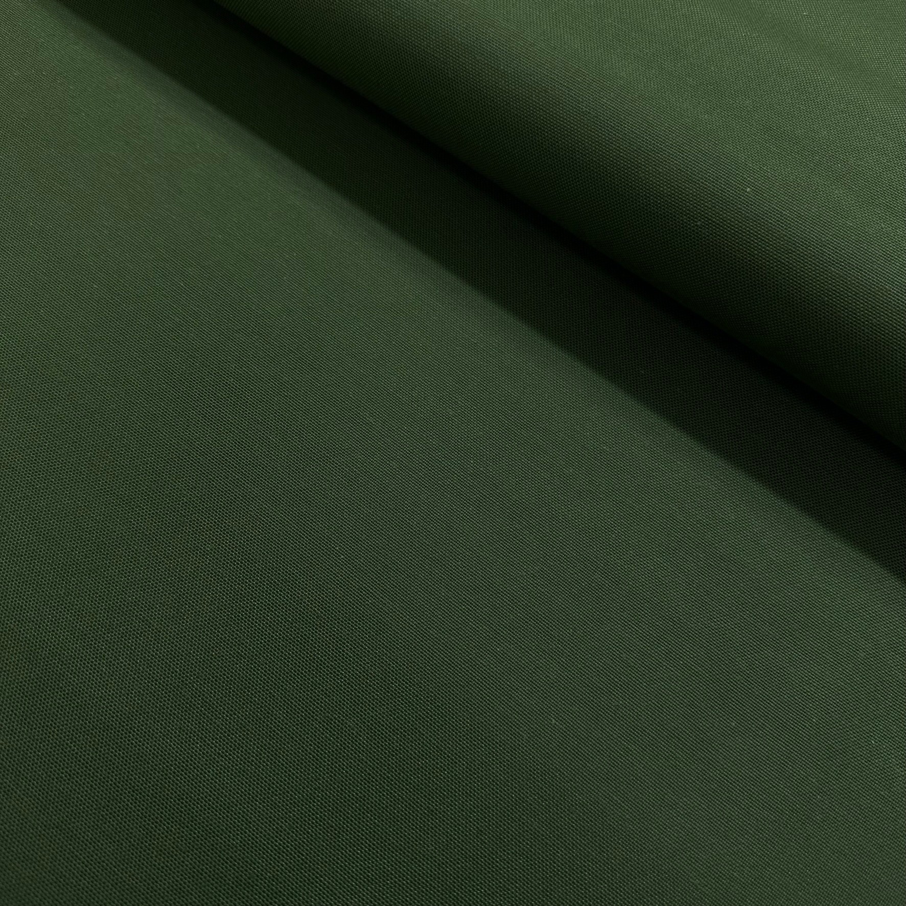 Düz Duck Bezi Kumaş - Koyu Yeşil