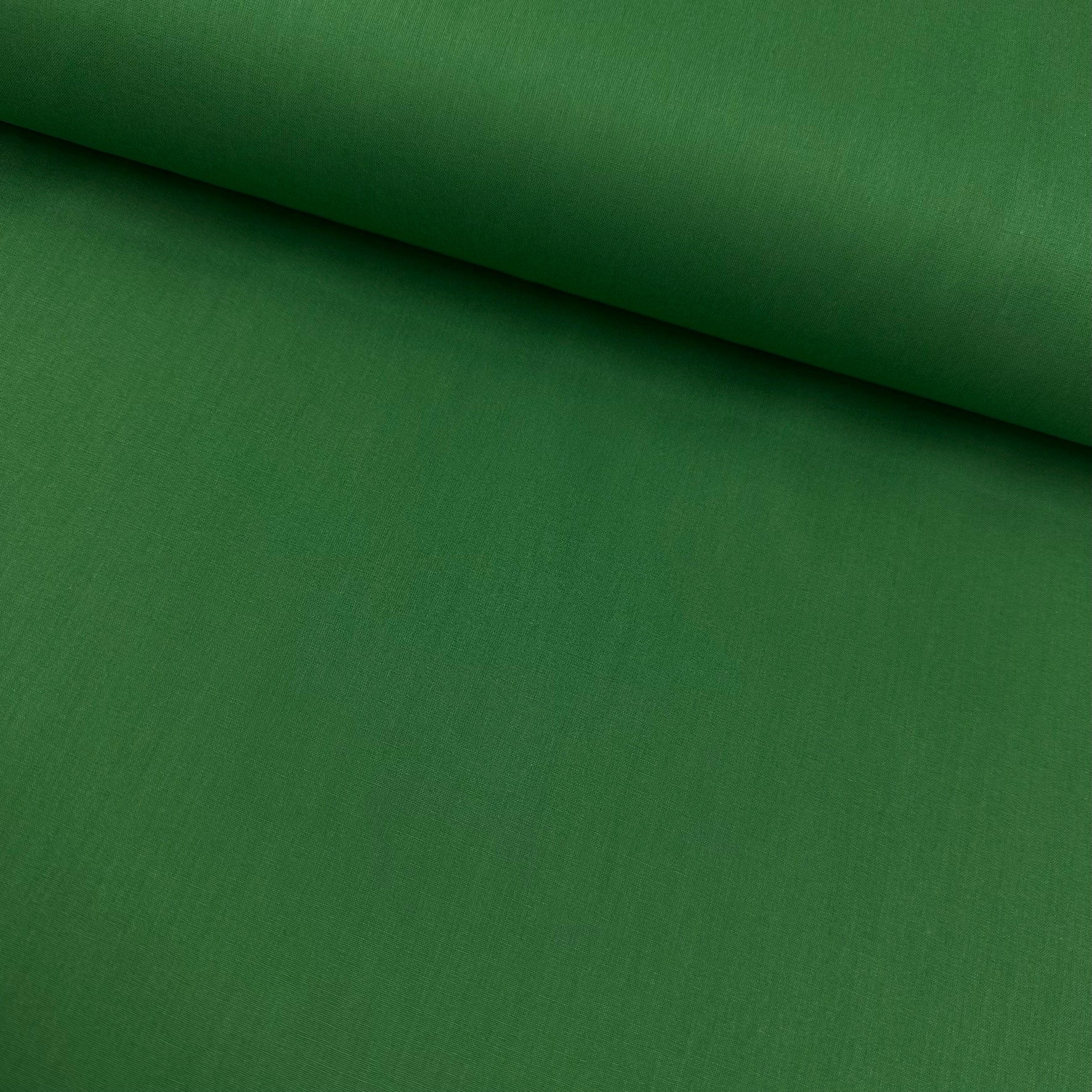 Faal Düz Renk Poplin Kumaş - Çam Yeşil