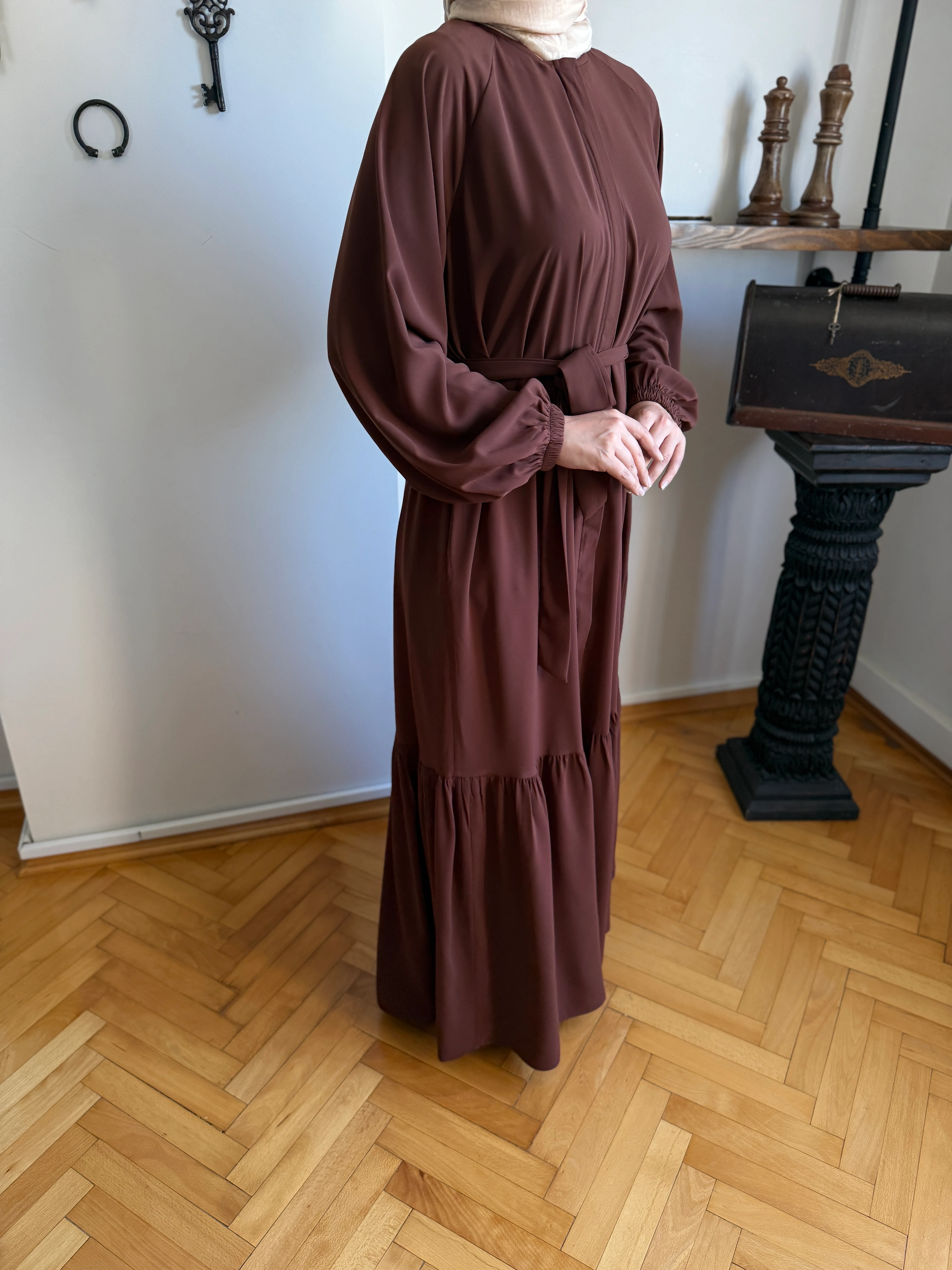 Gizli Patlı Medine İpeği Ferace 5020 NAVRA | FENDEL