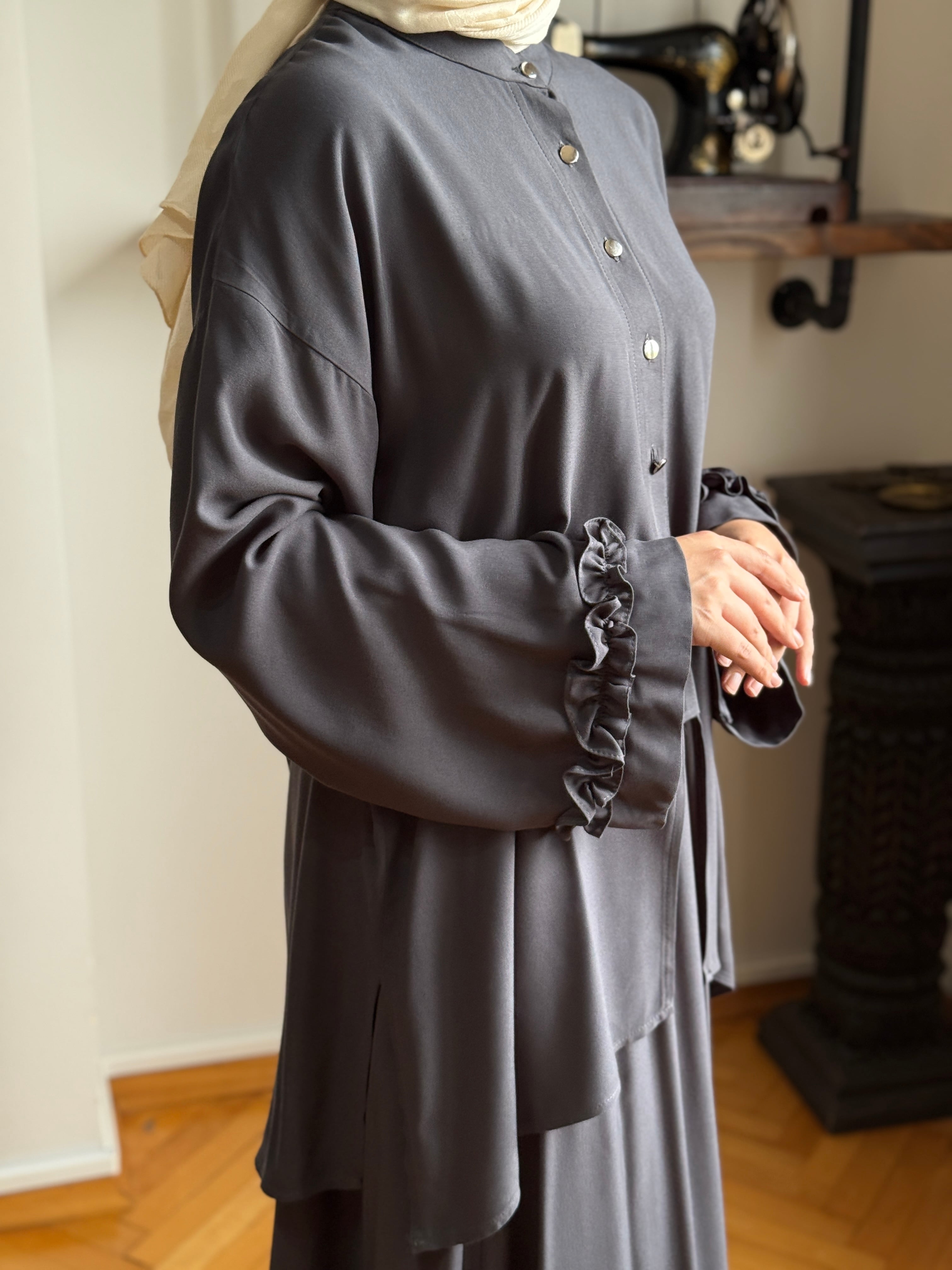 Belmando Oversize Alt Üst Takım 5092 - füme