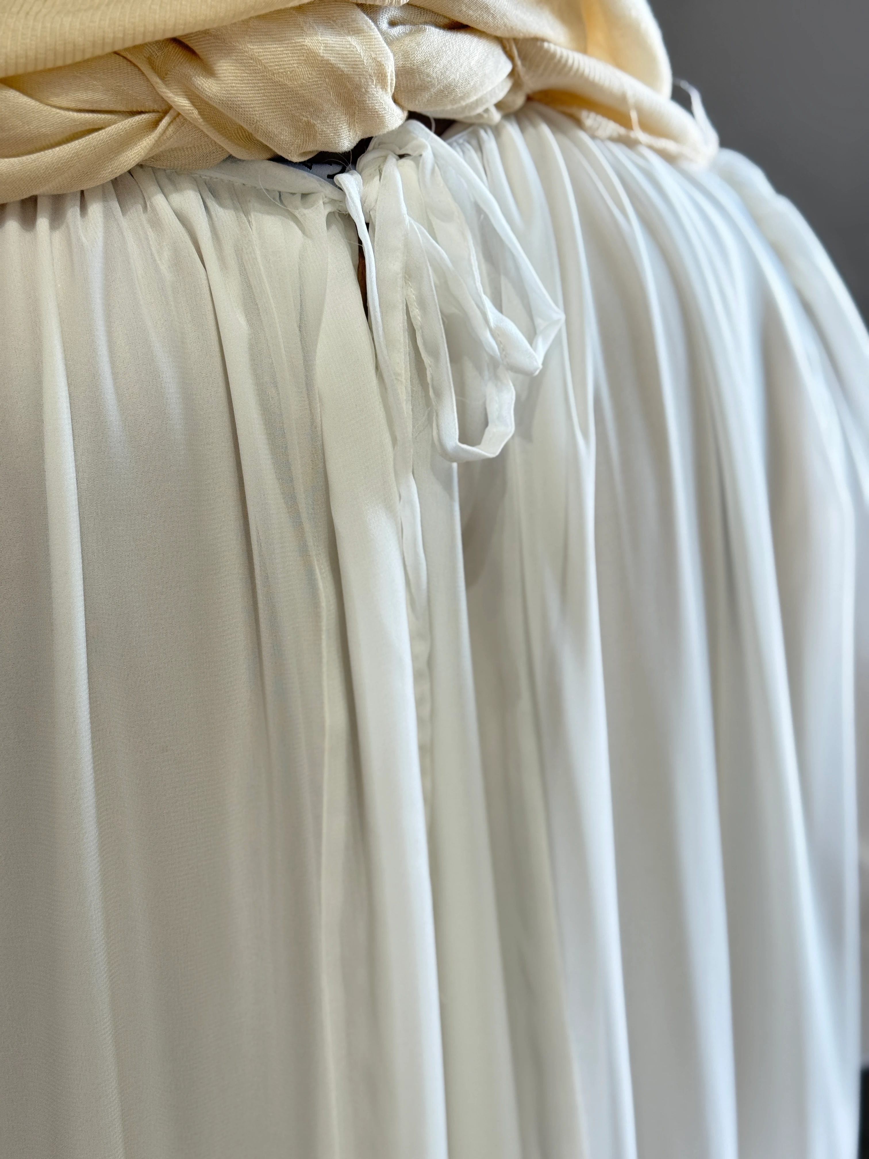 Verev Büzgülü Şifon Elbise 1006 NAVRA | FENDEL