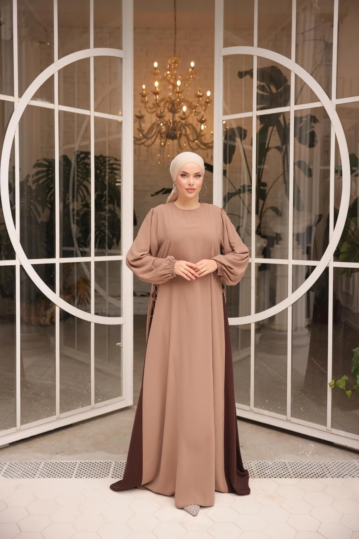 koyu camel kahve garnili