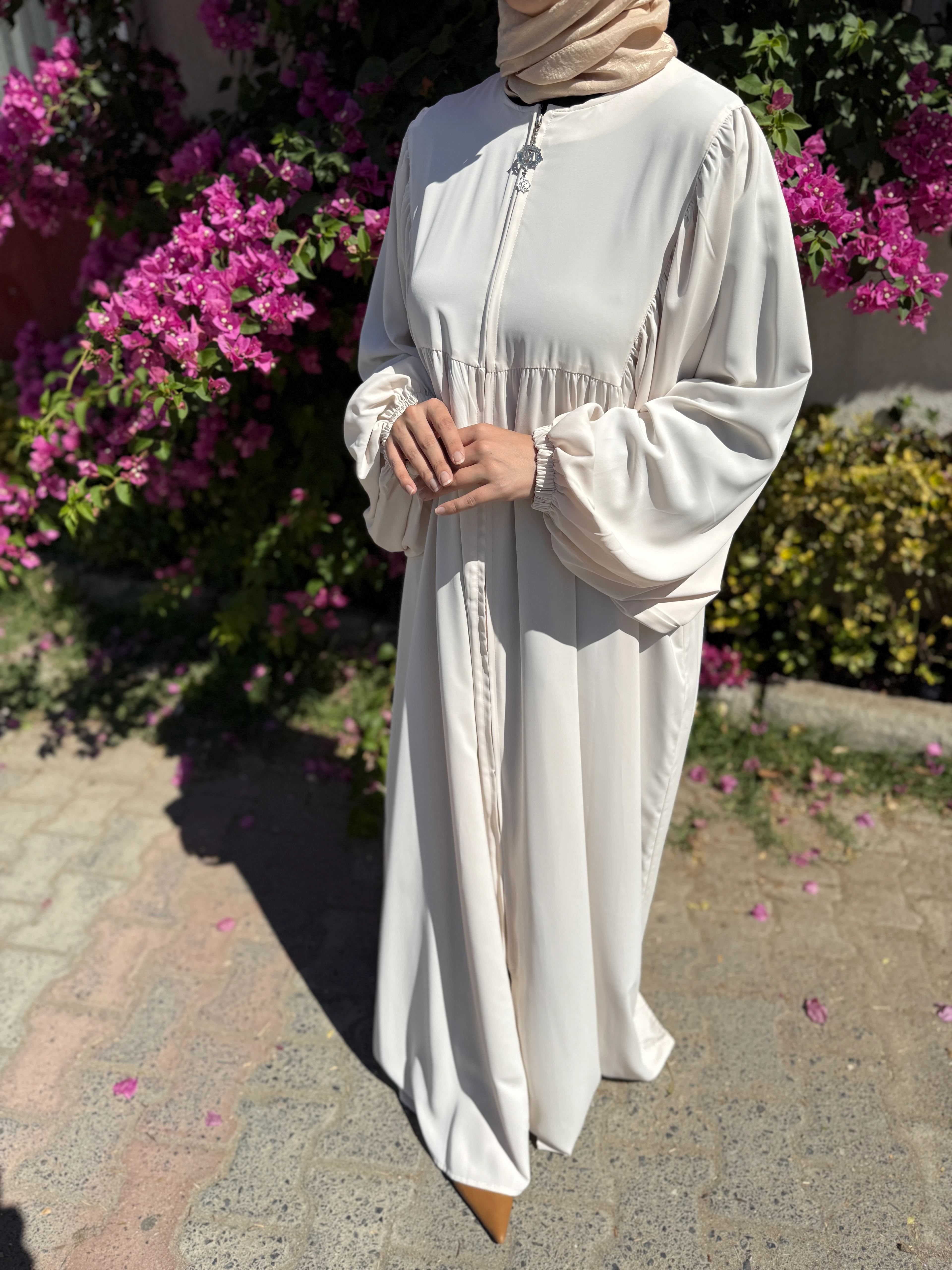 Balon Kollu Oversize Ferace 5031 NAVRA | FENDEL