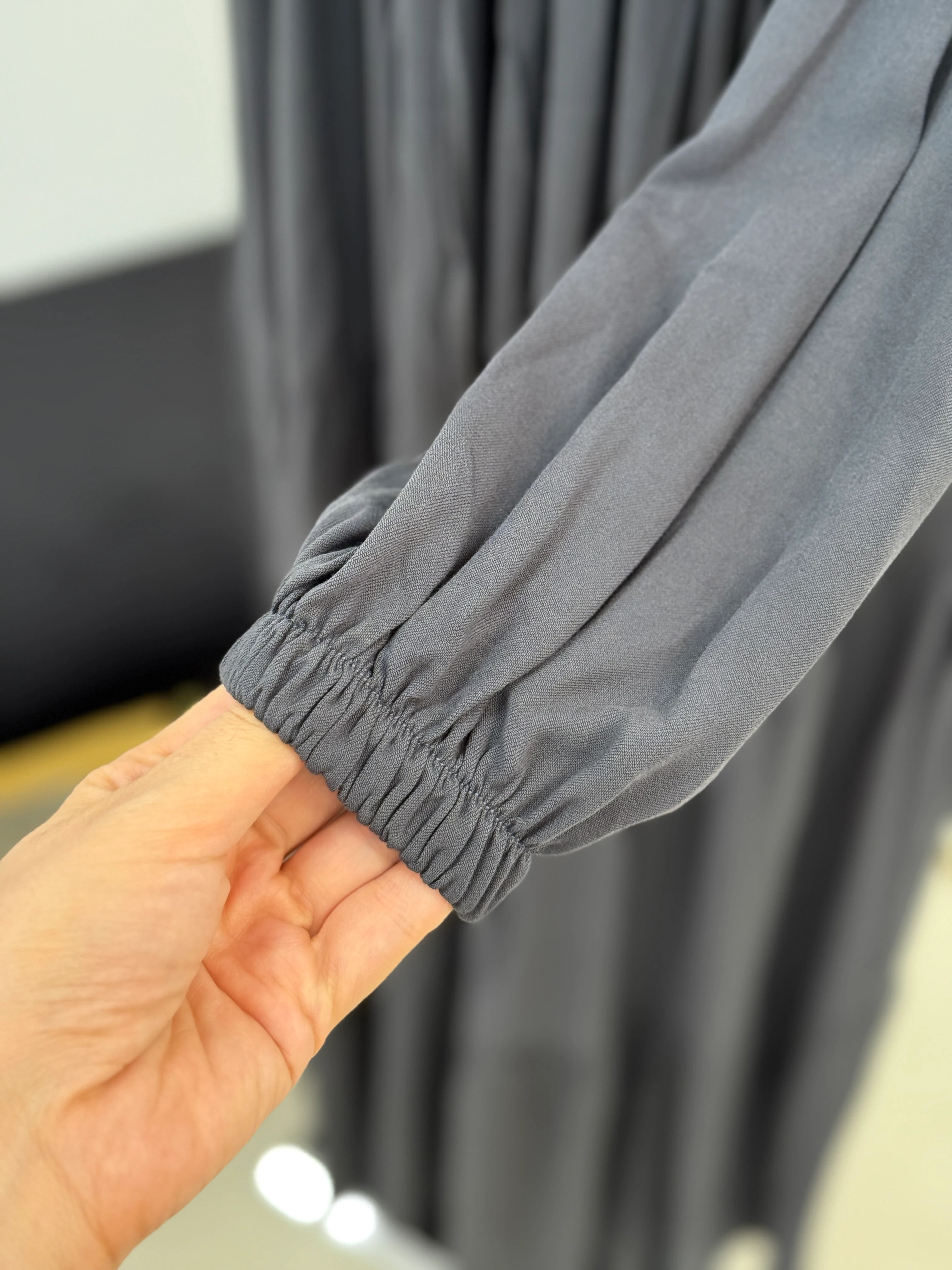 Çingene Bel Bağlamalı Pamuk Elbise 5094 NAVRA | FENDEL - füme