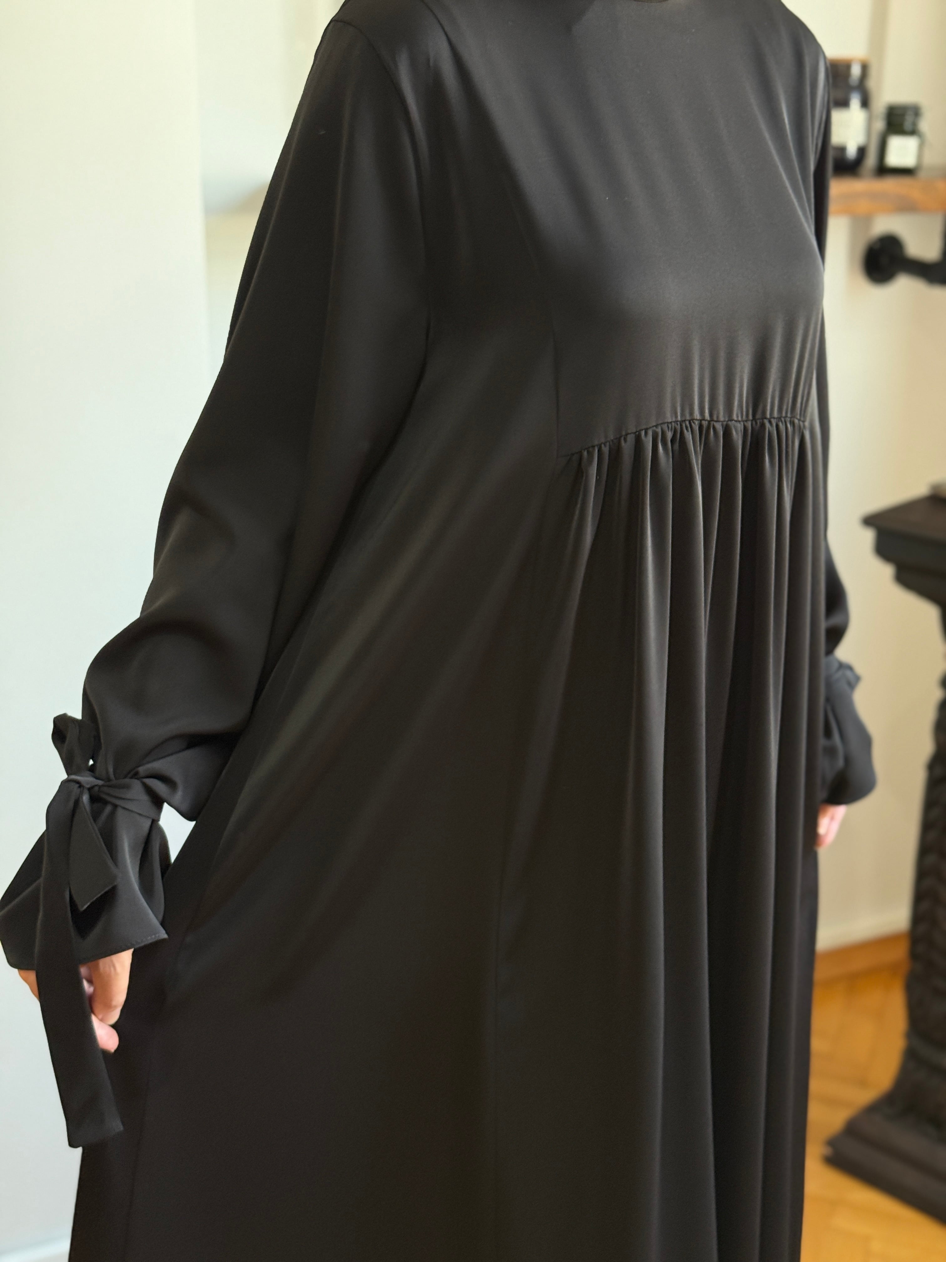 Kol Bağlamalı Oversize Elbise 1001