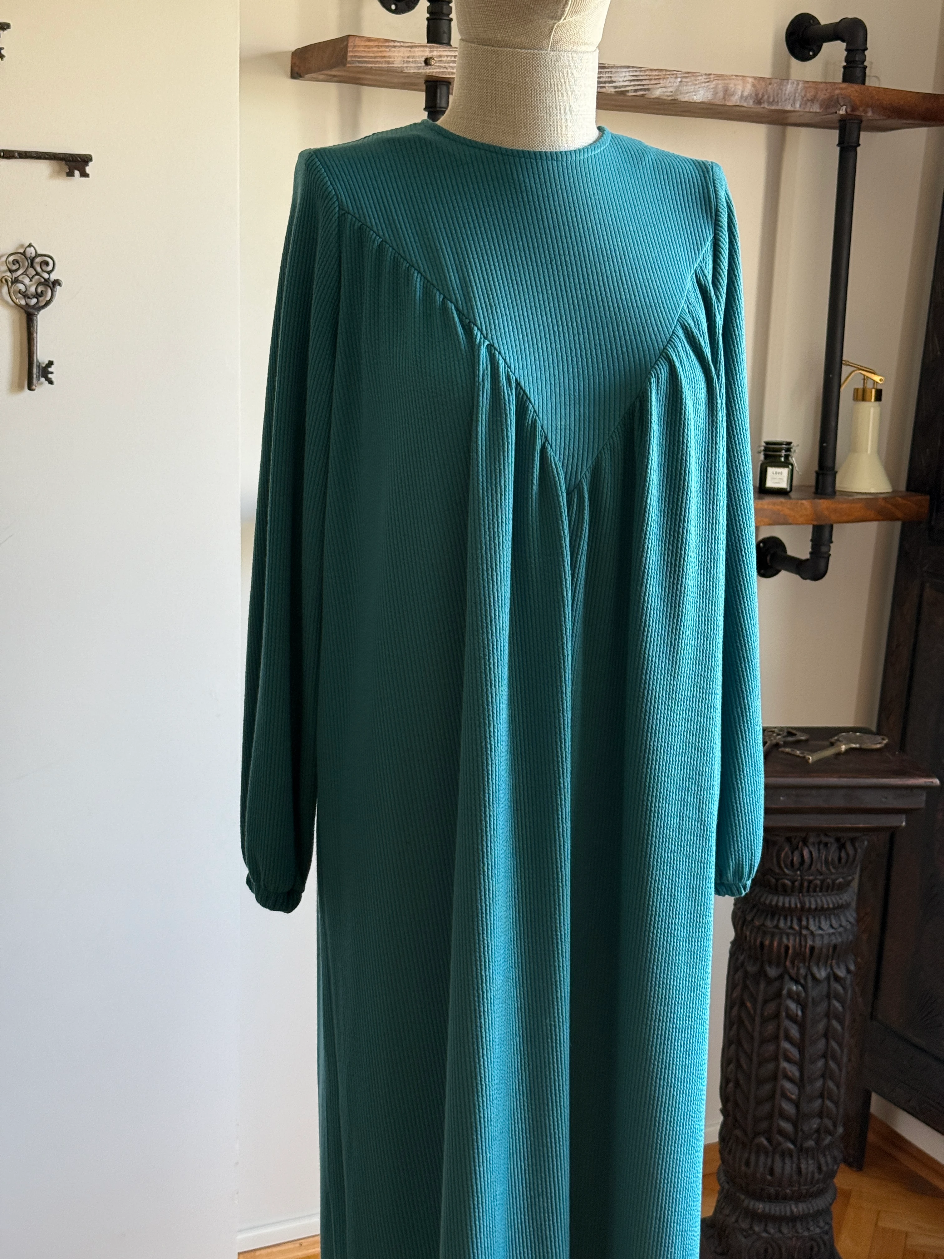 V Robalı Örme Elbise 2309 NAVRA | FENDEL