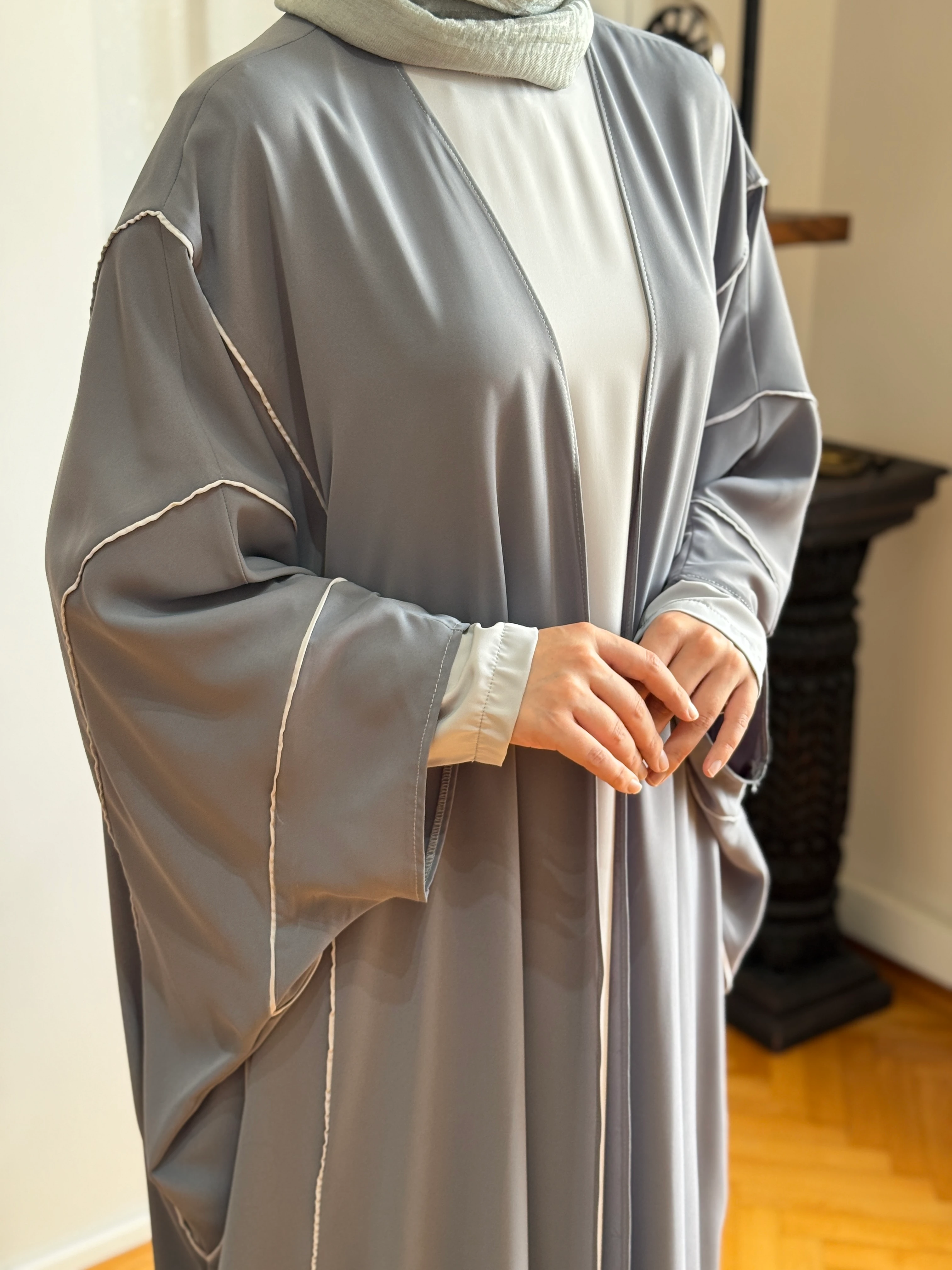 Biyeli Abaya Takım 5081 NAVRA | FENDEL