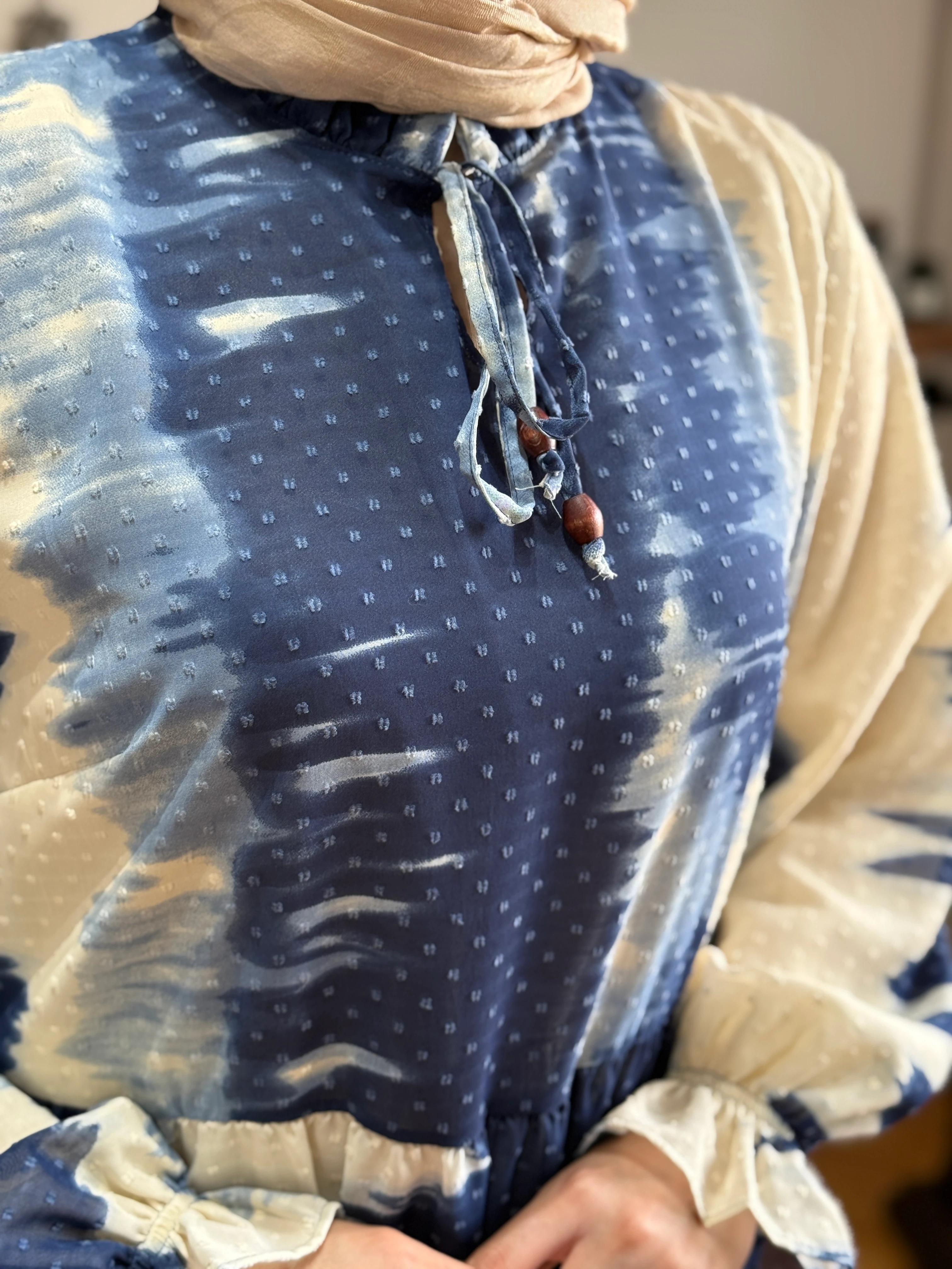 Desenli Çingene Şifon Elbise 1859 NAVRA | FENDEL