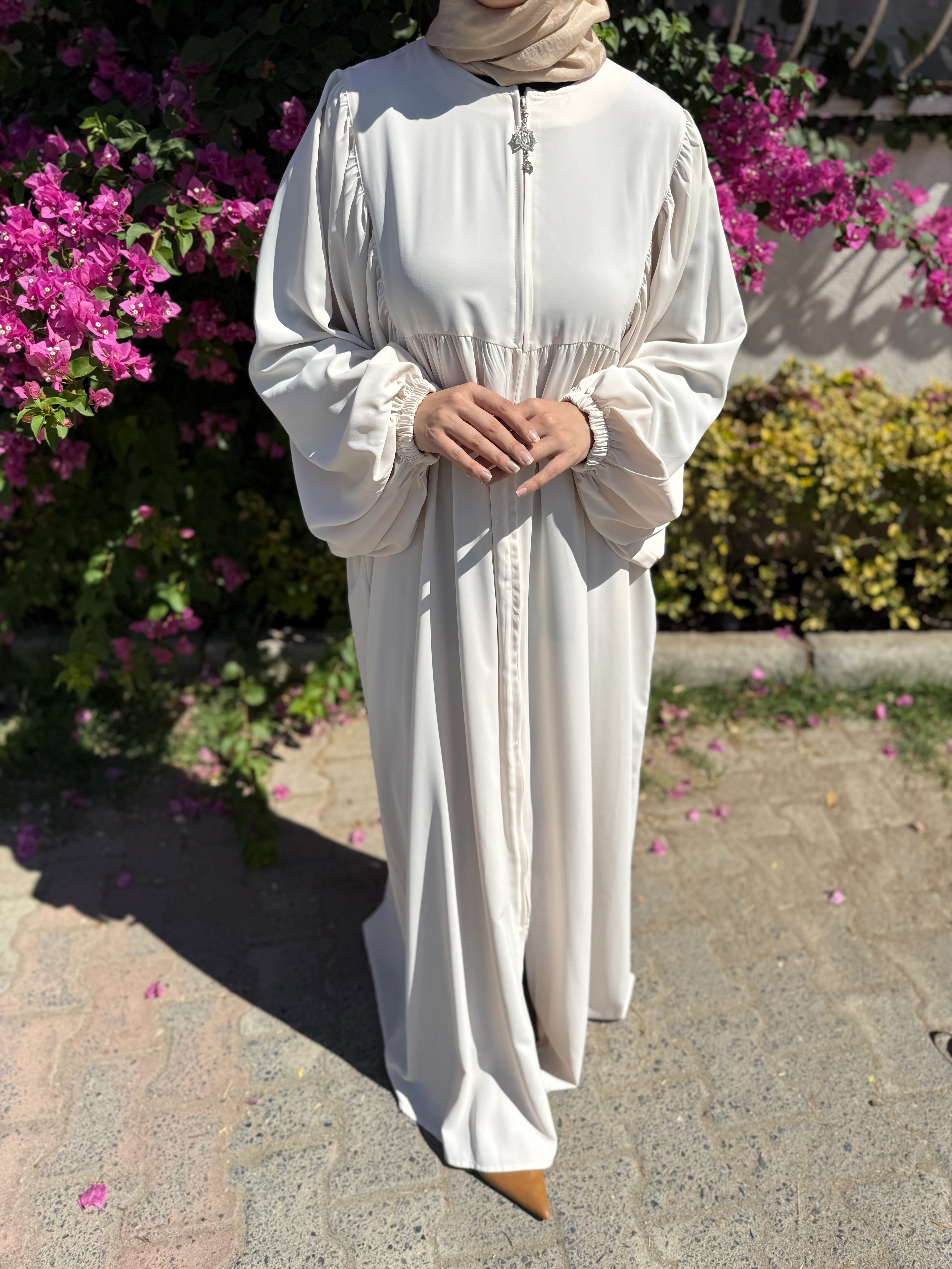 Balon Kollu Oversize Ferace 5031 NAVRA | FENDEL