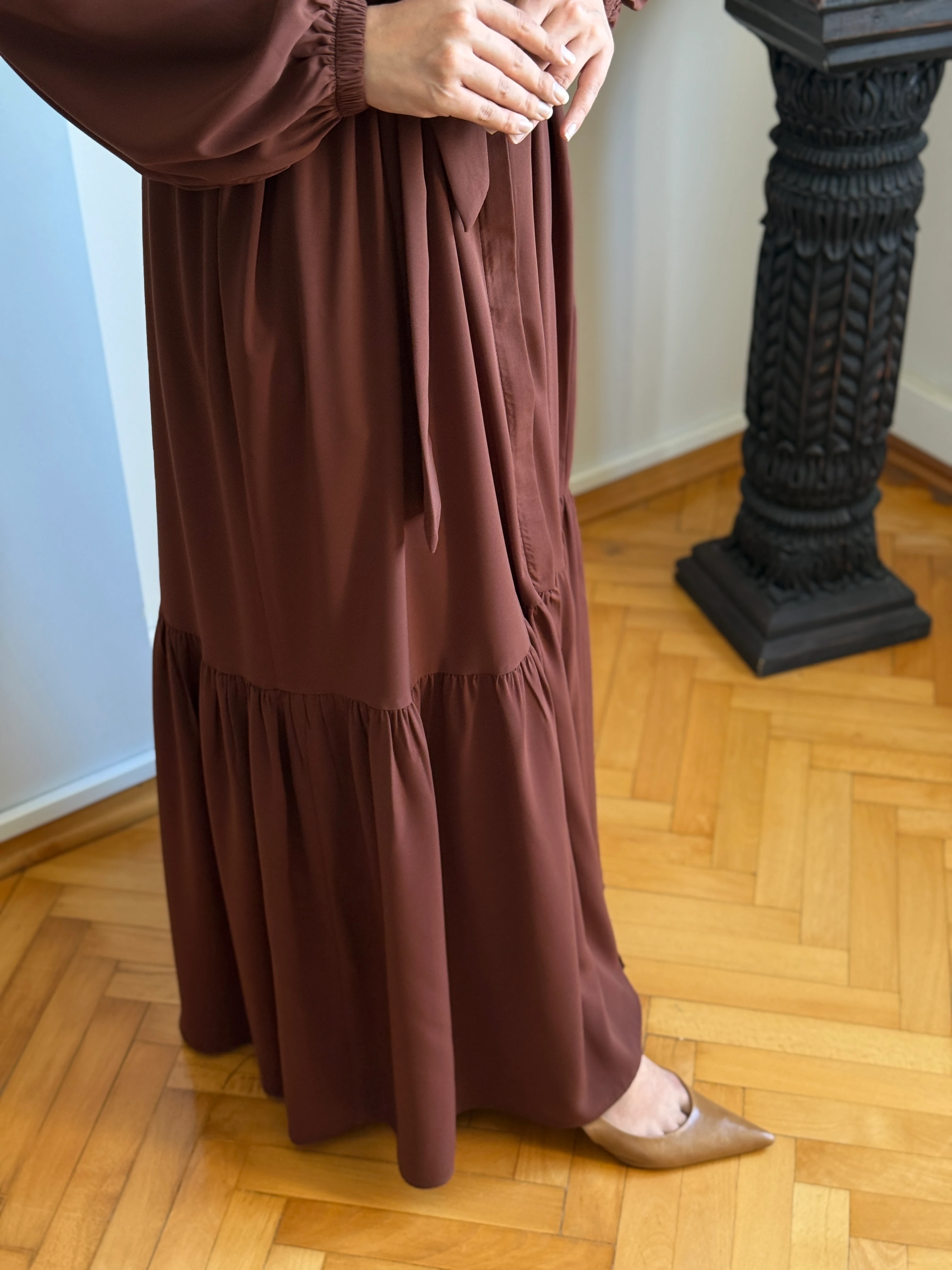 Gizli Patlı Medine İpeği Ferace 5020 NAVRA | FENDEL