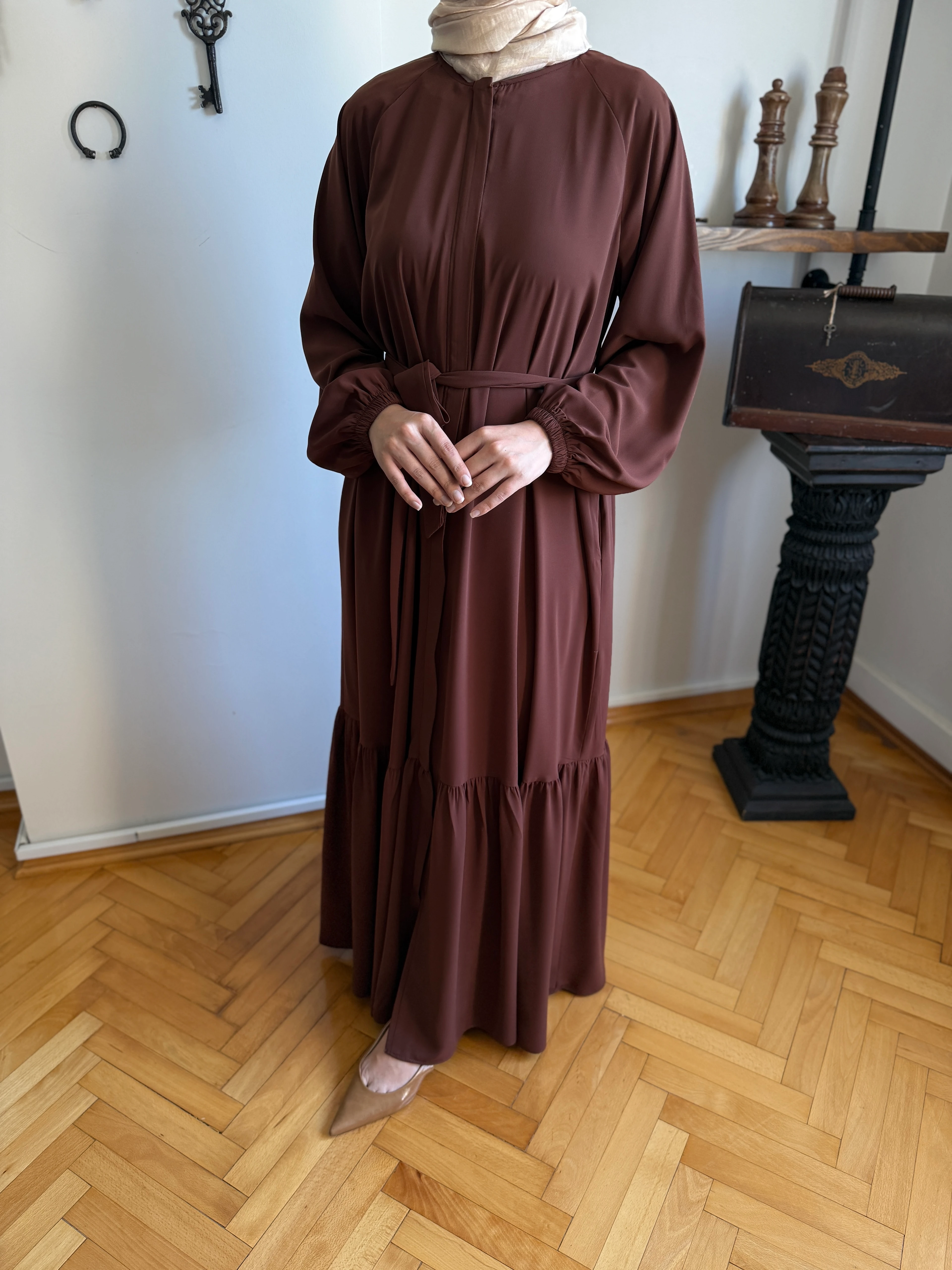 Gizli Patlı Medine İpeği Ferace 5020 NAVRA | FENDEL