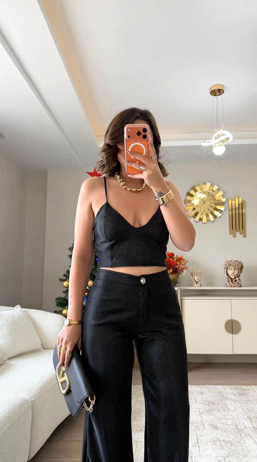 Chic Simli Takım ( Gögüs İçi Dolgulu )