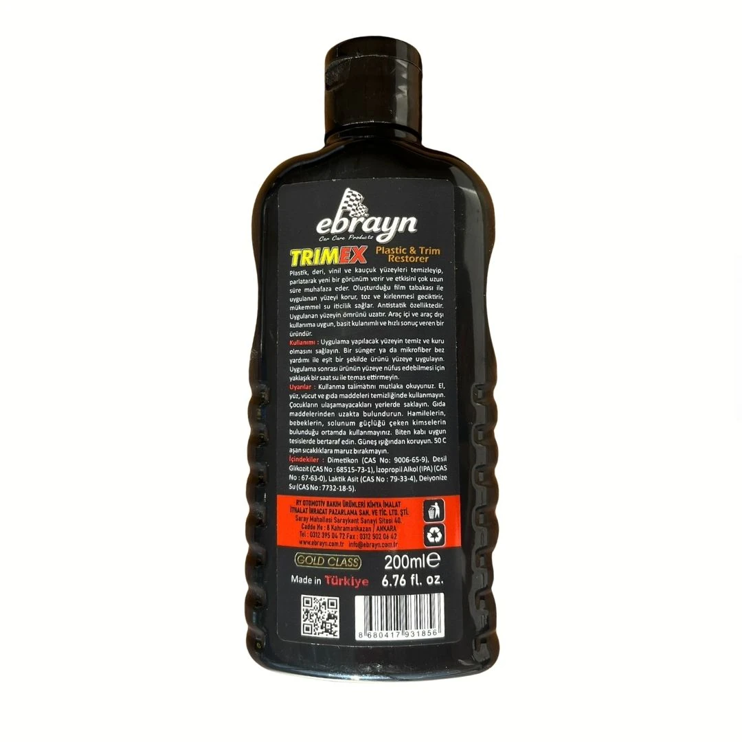 Plastik Trim Yenileyici Ve Parlatıcı 200 Ml