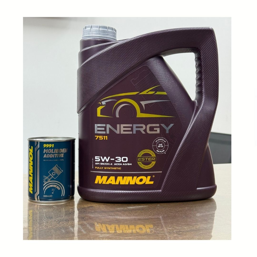 Yüksek Performanslı 2025 Üretimli 5W30 Energy 7511 Motor Yağı 5L ve Molibden Additive 9991 İtici Ses Giderici Katkısı