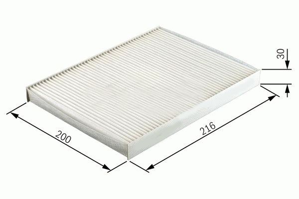 SARDES POLEN FİLTRESİ P4007CITROEN CCROSSERMITSUBISHI LANCER VIIIOUTLANDER IICOLT 08 CU2141 6447.ZX 7803A004