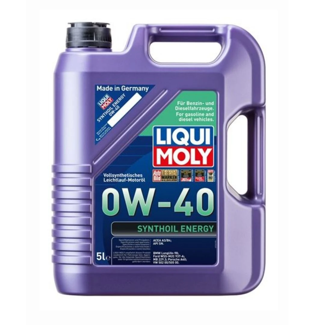Tam Sentetik Motor Yağı Synthoil Energy 0W-40 5 Litre
