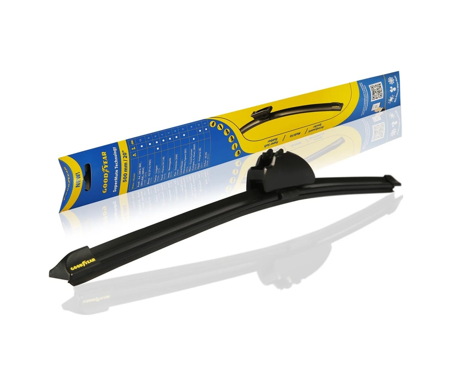 Supermute Technology Ön Muz Silecek 20" 500 Mm