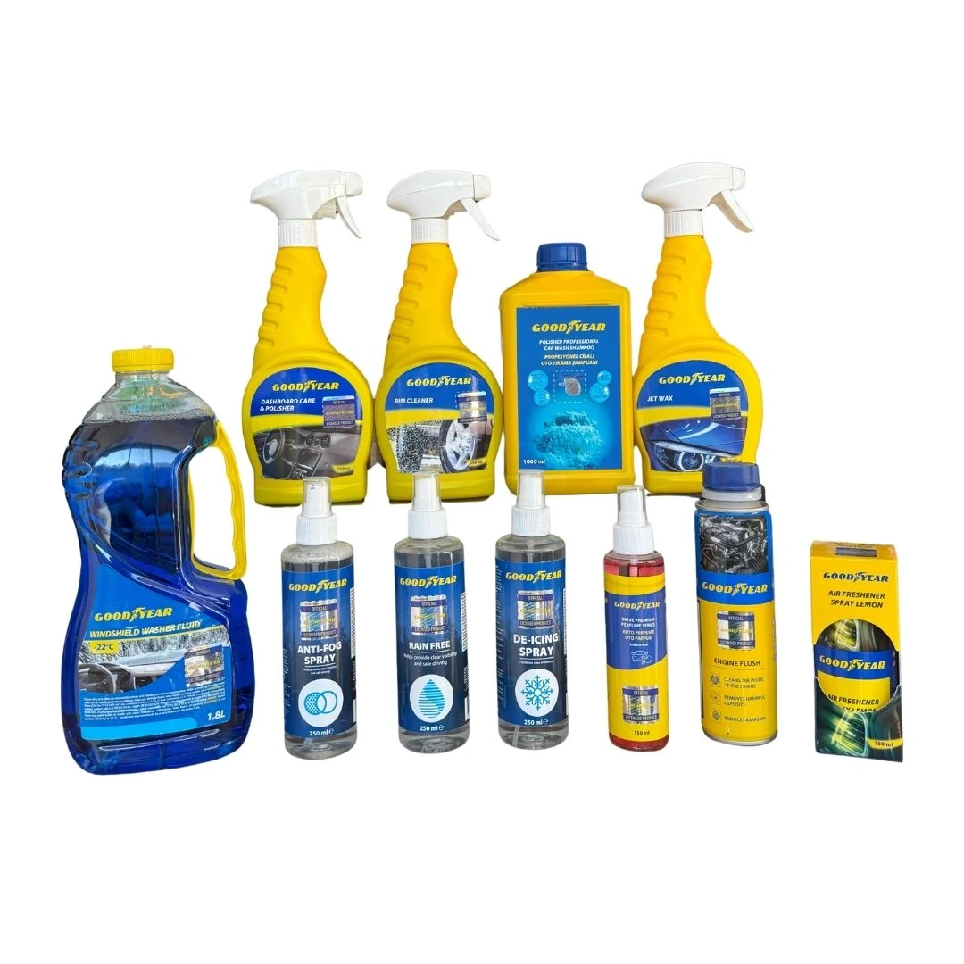 11’li Oto Bakım ve Temizlik Seti Aracınız İçin Komple İç ve Dış Bakım Ürünleri