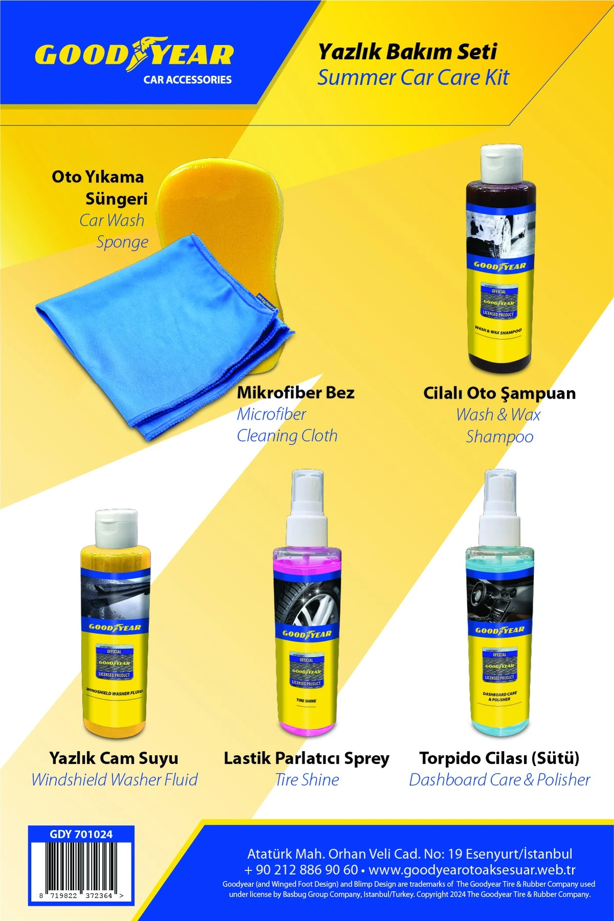 Otomobil Yaz Bakım Seti