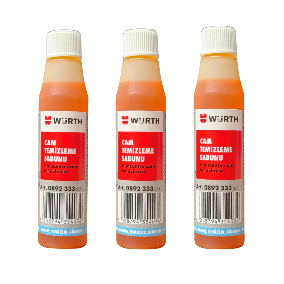 Würth Konsantre Cam Suyu Kir Ve Leke Giderici 32 Ml 3’lü Set