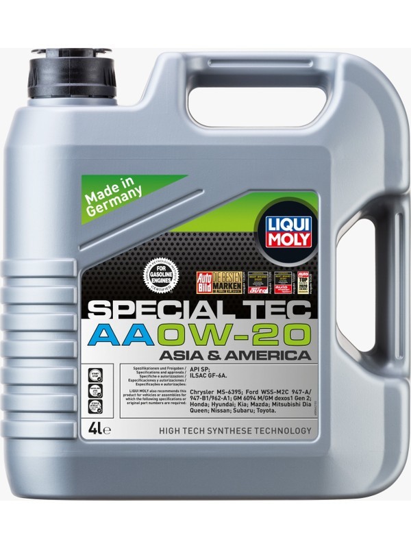 Special Tec AA 0W-20 4 Litre Motor Yağı
