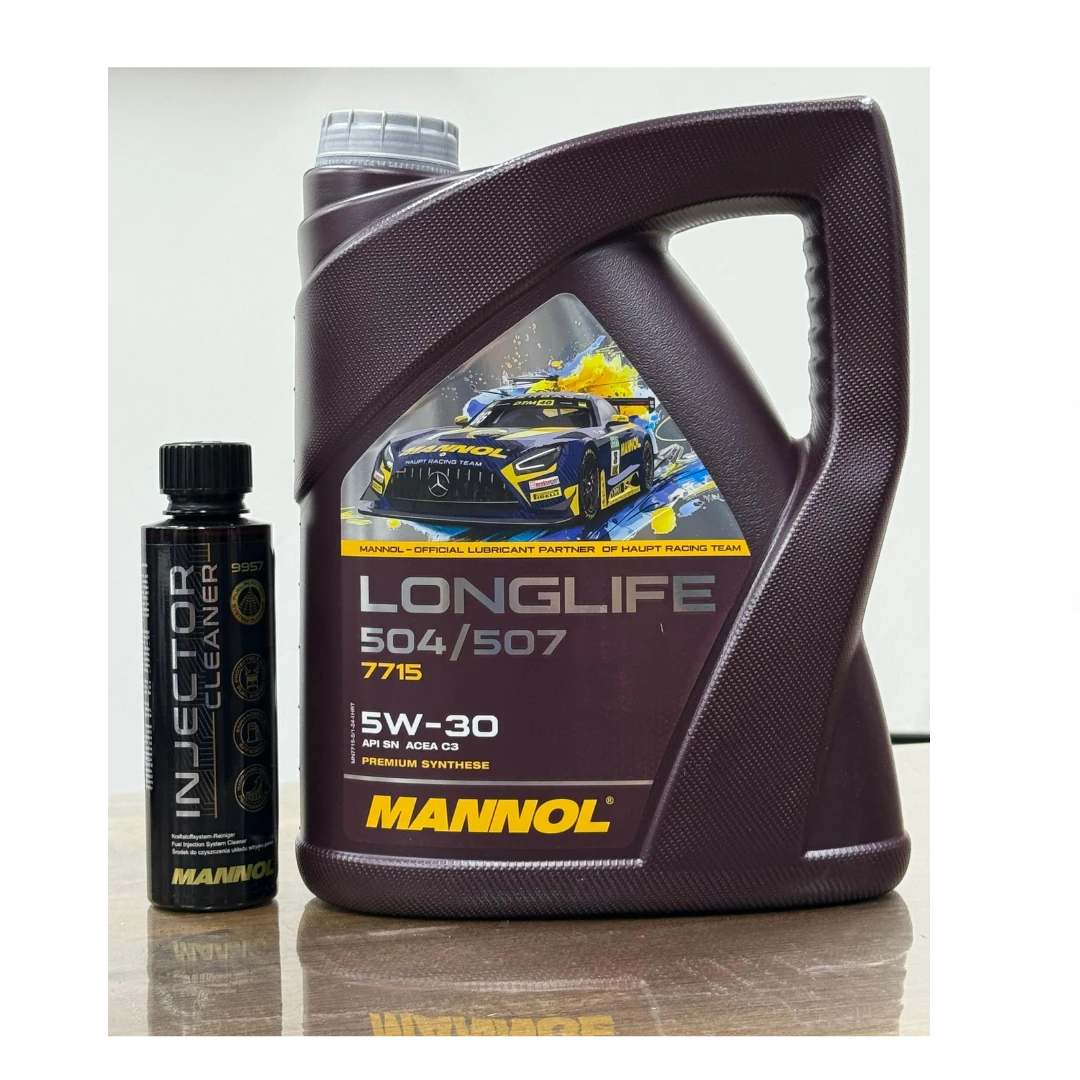 2025 5W30 Longlife 504/507 5LT Motor Yağı ve Etkili Benzin Katkı Enjektör Temizleyici