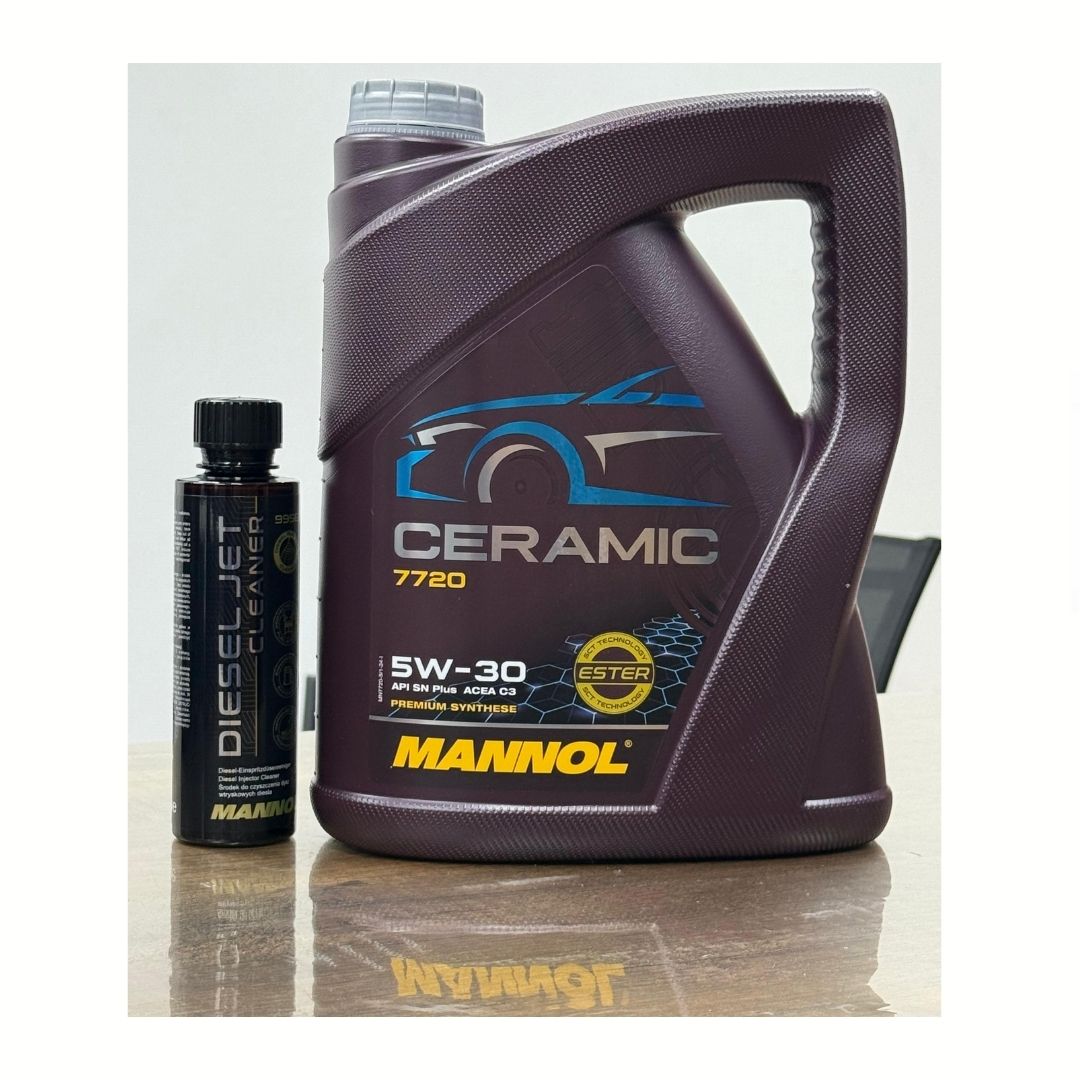 2025 5W30 Ceramic Katkılı 5L Motor Yağı Ve Diesel Jet Cleaner Dizel Enjektör Temizleyici 250ml