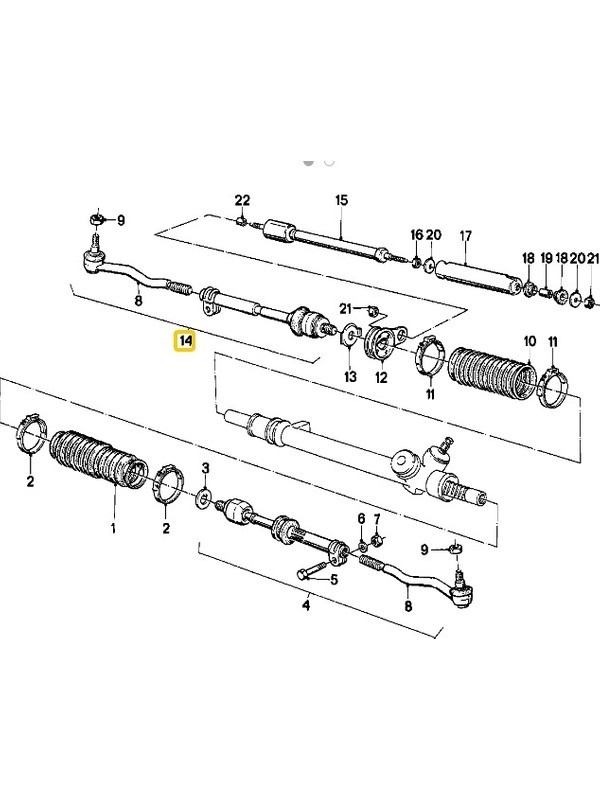 Bmw Uyumlu E30 Frow Sağ Rot Mili ve Rot Başı Komple Oem No 32111125187 FROWAS 8101213004
