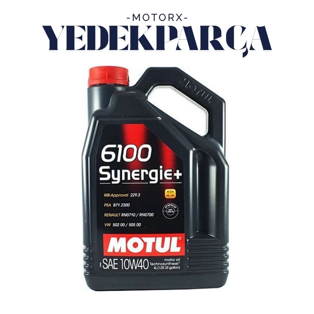 Motul 6100 Synergıe+ Sae 10W-40 ( Tam Sentetik ) 4Lt