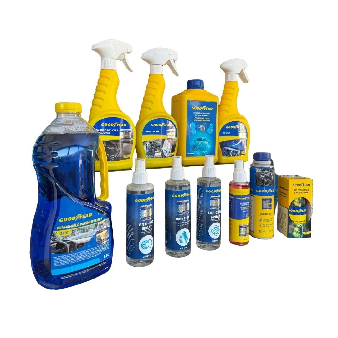 11’li Oto Bakım ve Temizlik Seti Aracınız İçin Komple İç ve Dış Bakım Ürünleri