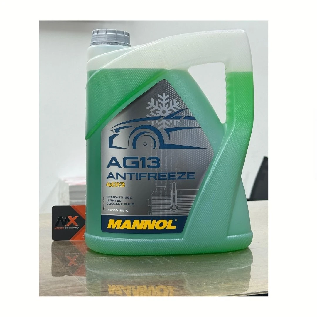 2025 Üretimli Mannol Yüksek Performanslı Donmayan Formül Hazır Kullanım Yeşil Antifriz 5L -40 +125°c