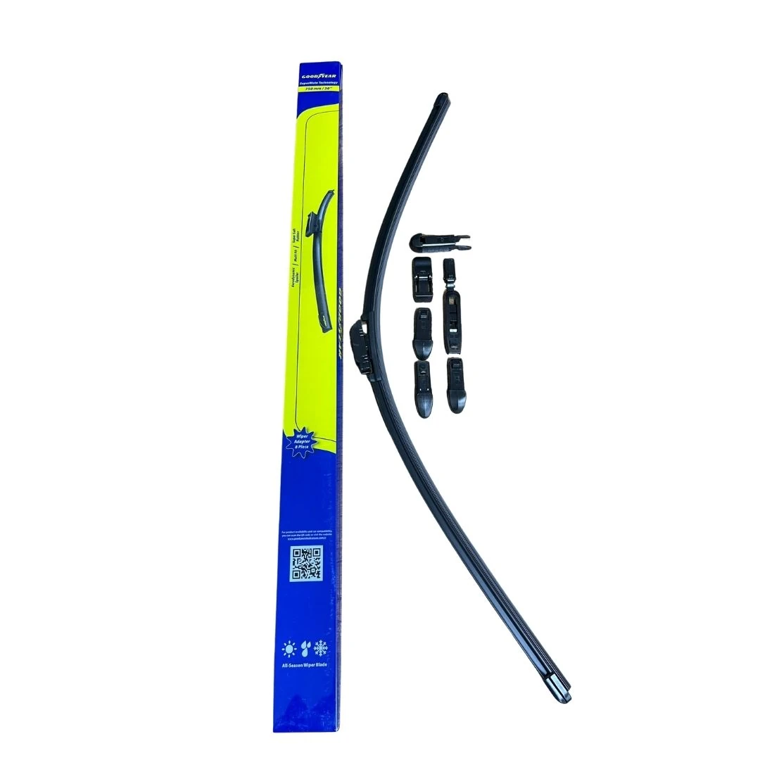 Silecek Süpürgesi Ön 750 mm Muz Tipi Universal 8 Aparatlı